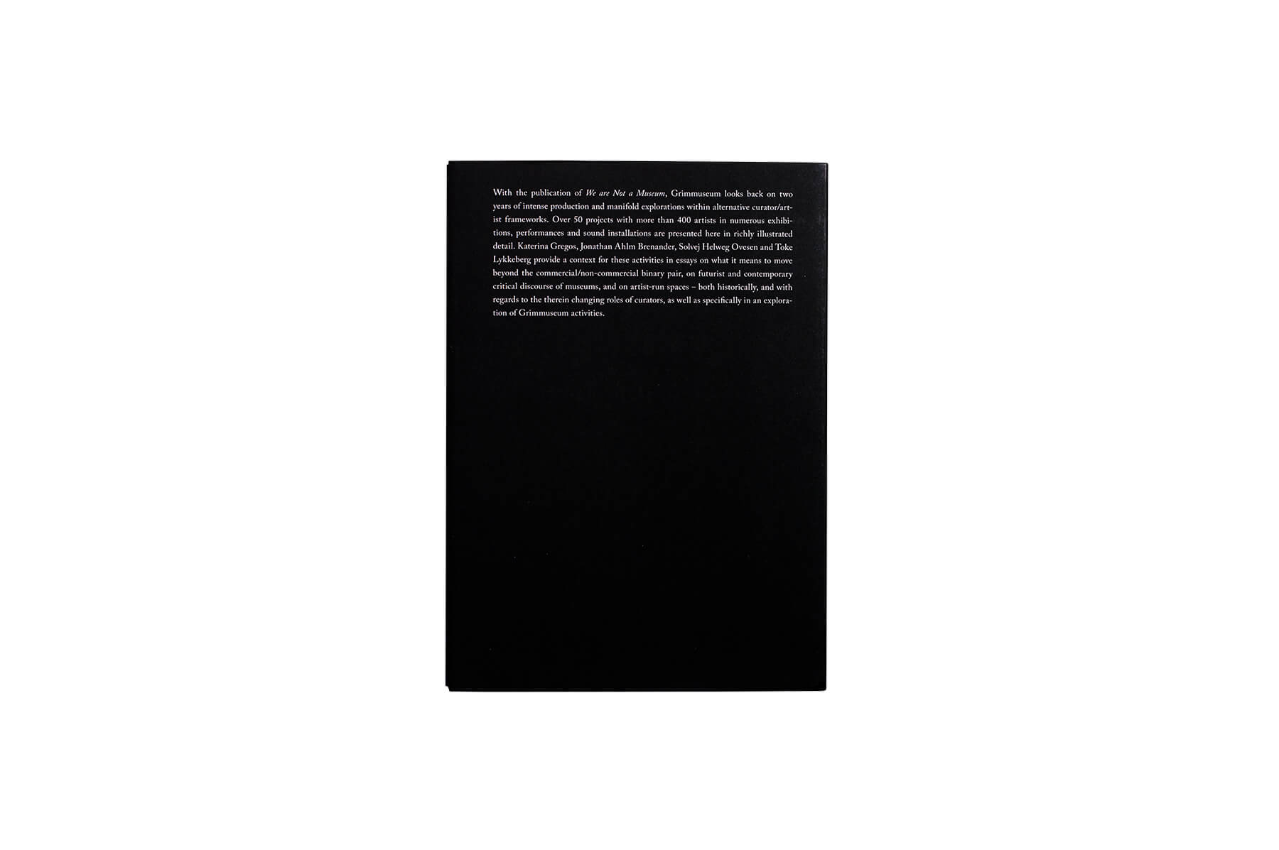 Product image of We are not a museum
